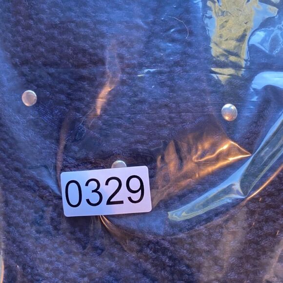 0329 Vintage Dino Valiano 80’s Navy Sweater Knit Buttons and Trim Size 14 - Picture 10 of 10